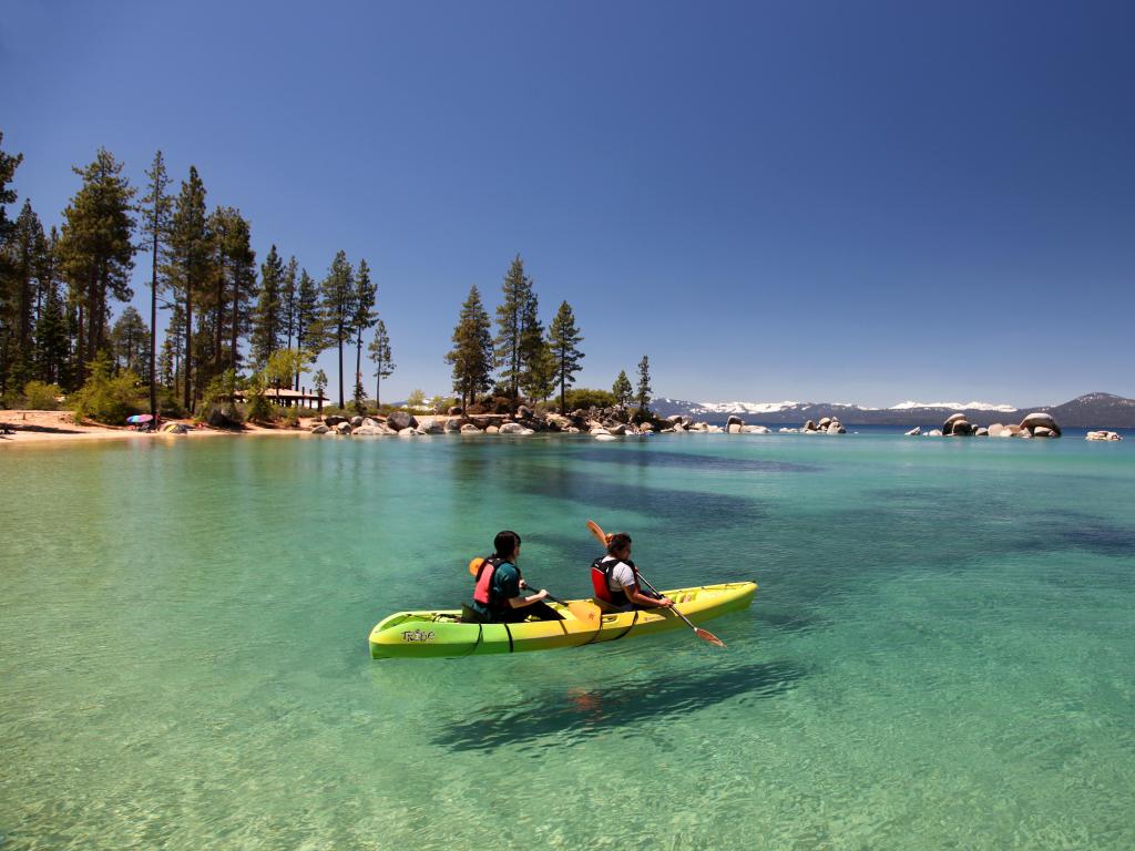 Lake Tahoe, Canoeing on East shore
