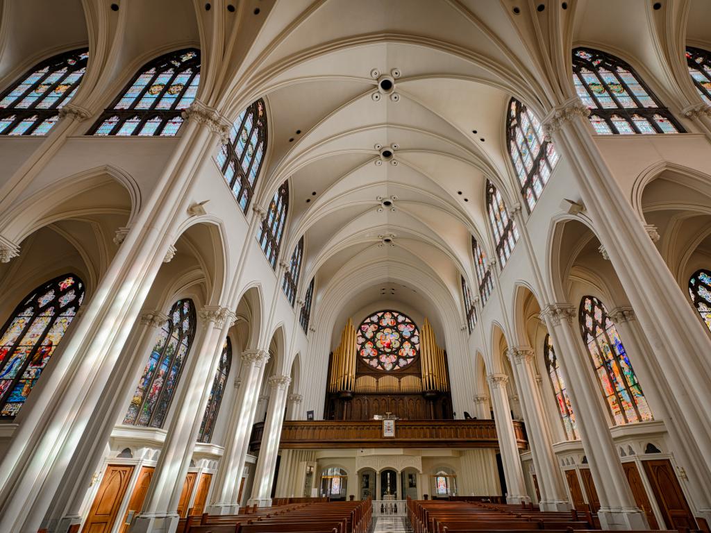 Inside the Cathedral of the Immaculate Conception in Denver, Colorado