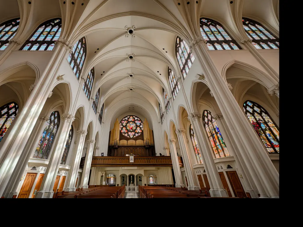 Inside the Cathedral of the Immaculate Conception in Denver, Colorado