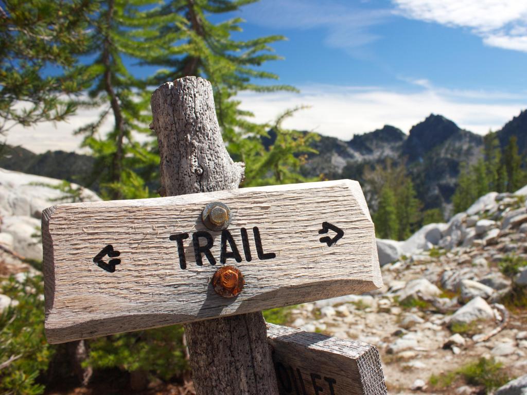 Idyllwild Trail Sign, California, USA