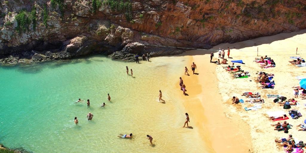 Beach in Berlengas, Portugal 