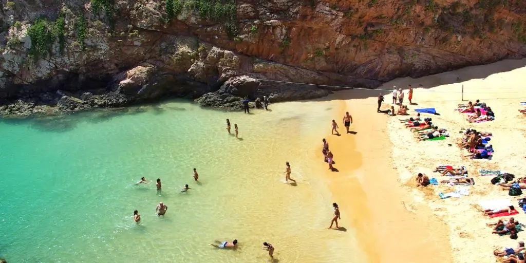 Beach in Berlengas, Portugal 