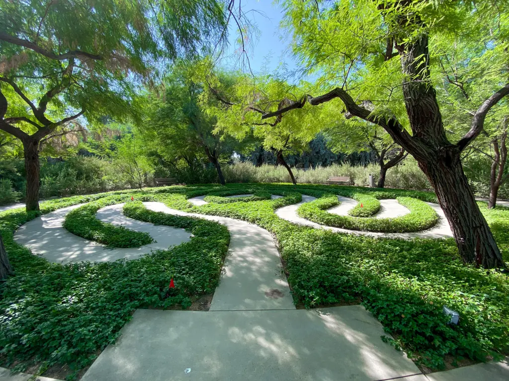 View of a garden at Sunnylands Center and Gardens, Rancho Mirage