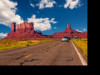 How long does it take to drive across the USA - route through Utah