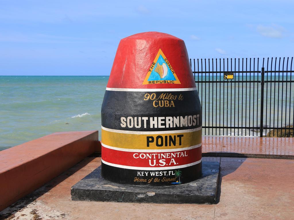 Key West, Florida, United States. Southernmost point of U.S.A. Continental.
