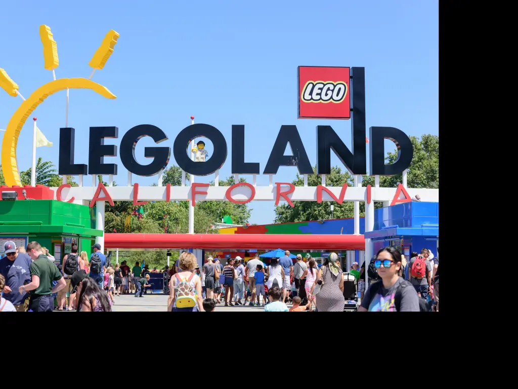 Entrance to Legoland in Carlsbad, California - a short drive from Los Angeles