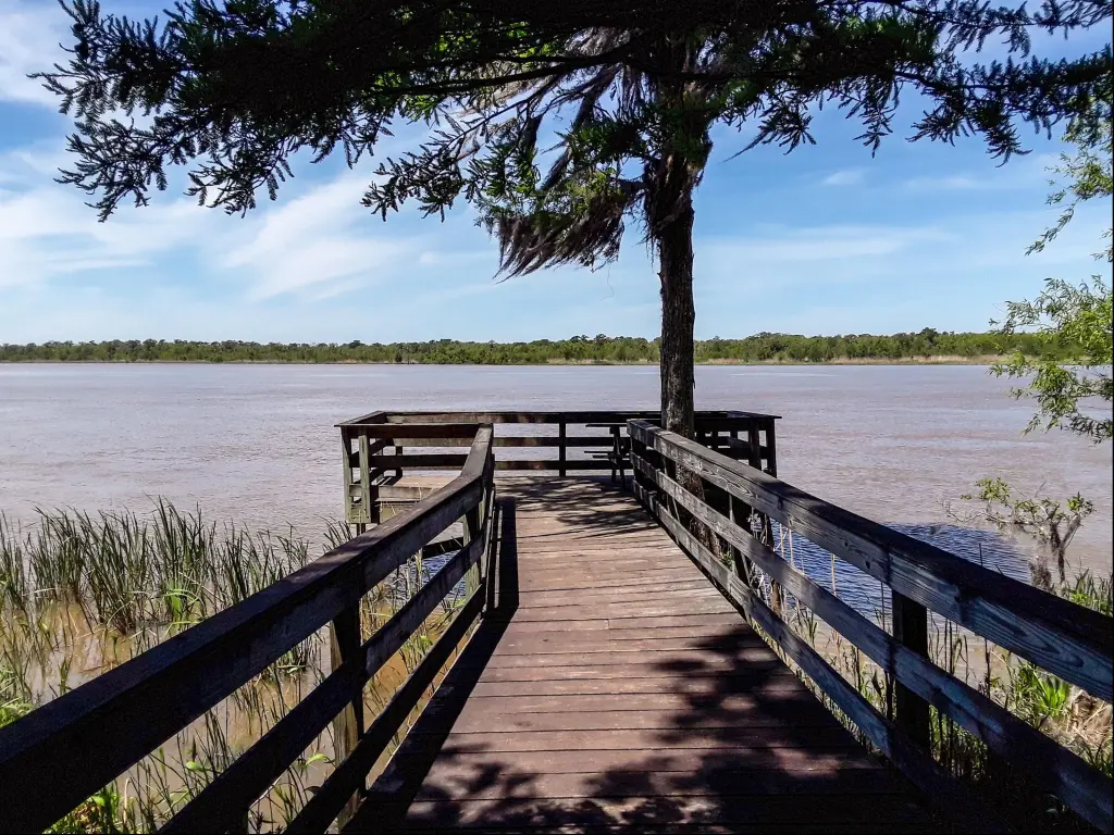 Tensaw River Delta at Historic Blakeley State Park in Spanish Fort, Alabama.