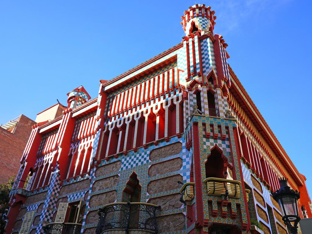 Casa Vicens museum in a Gaudi designed building in Barcelona