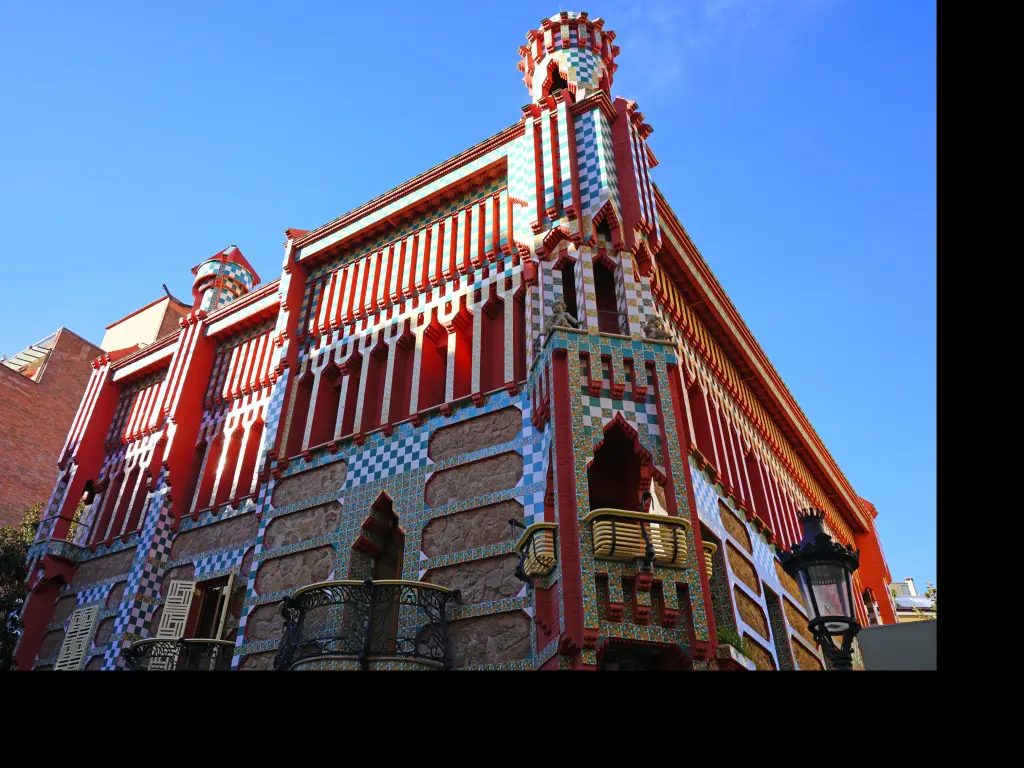 Casa Vicens museum in a Gaudi designed building in Barcelona