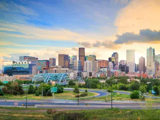 Skyline view of Denver, Colorado