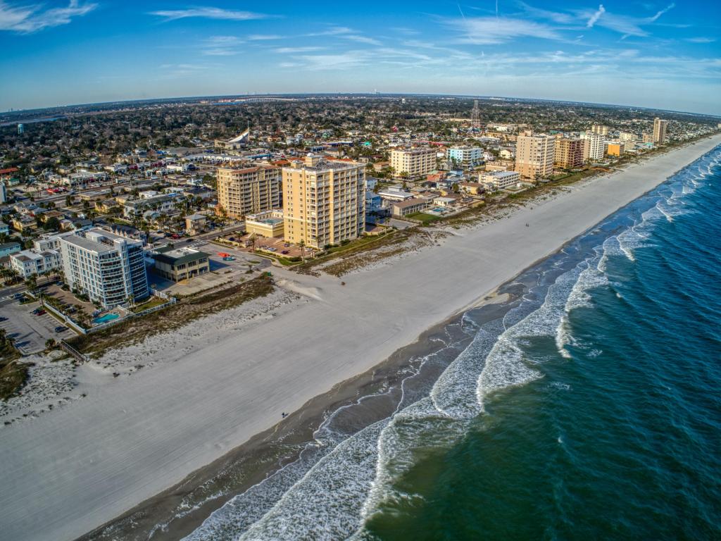 Jacksonville Beach is a Suburb located in Florida on the Atlantic Coast