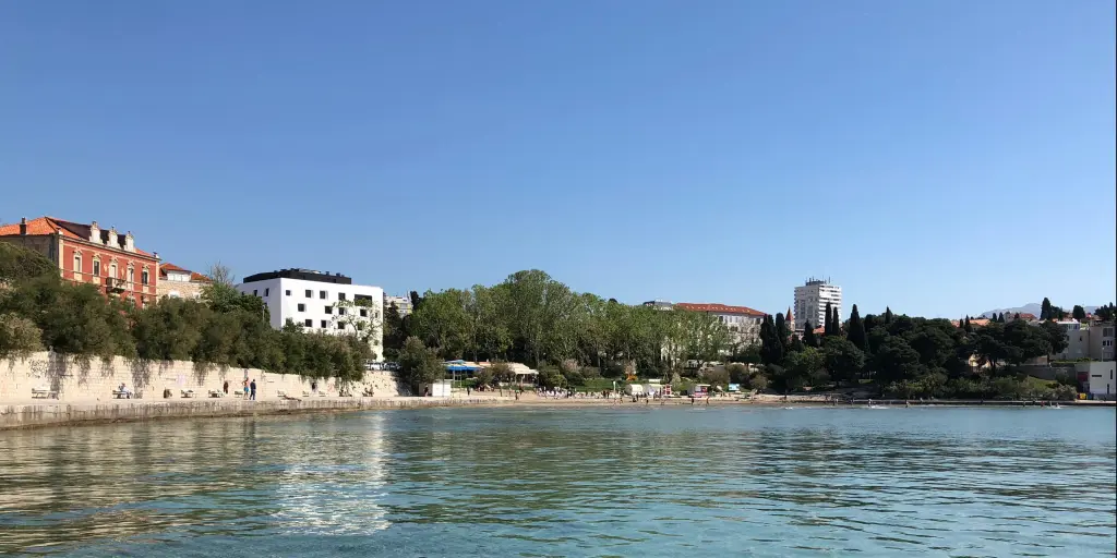 Bacvice Beach in Split, Croatia