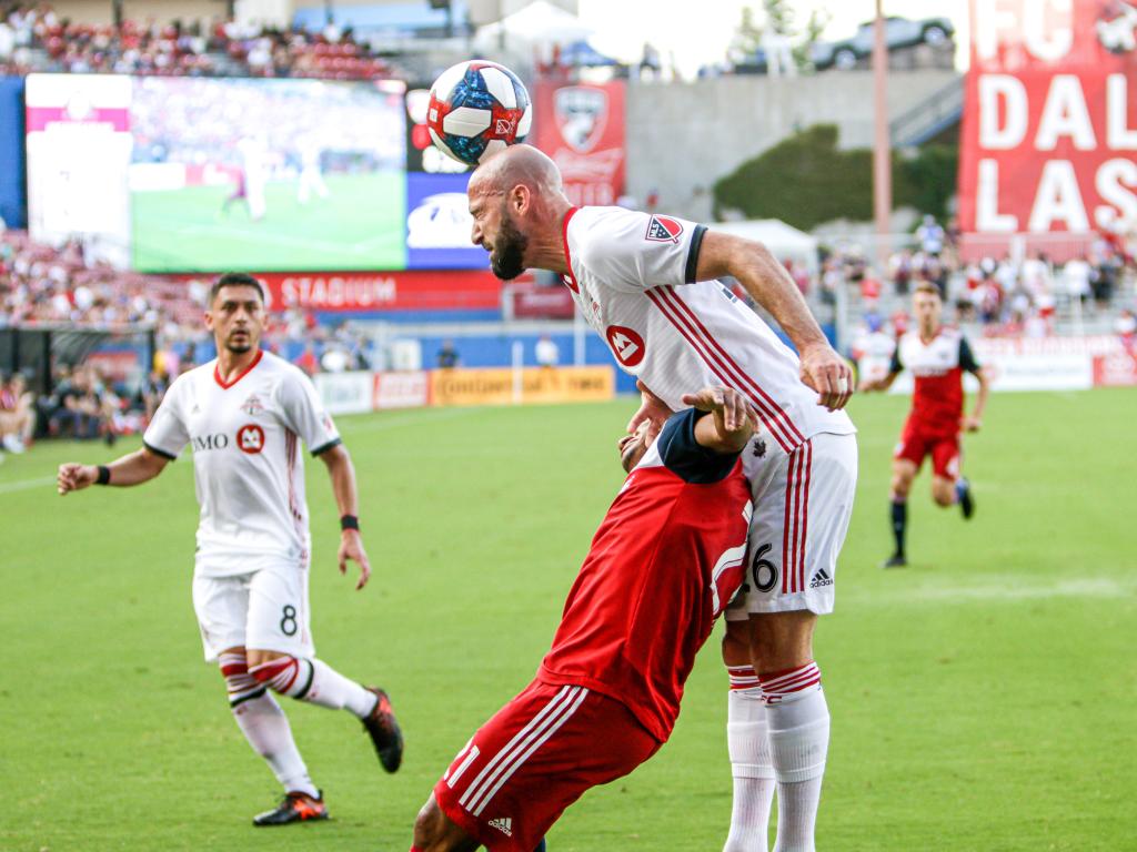 FC Dallas playing against Toronto FC at the Toyota Stadium, Frisco, TX