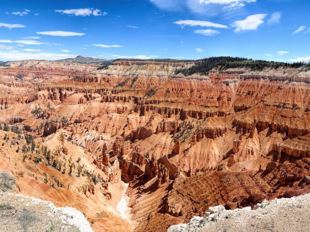 Cedar Breaks National Monument, the view from 10,000 feet high on a sunny day.