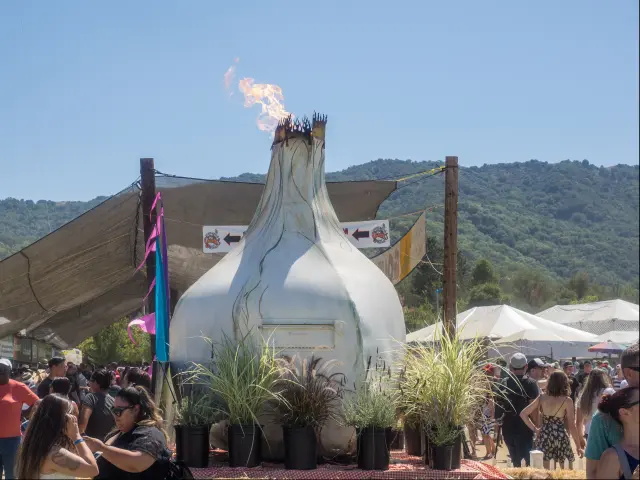 The annual Gilroy Garlic Festival in July is the highlight of the year for the Garlic Capital of the World