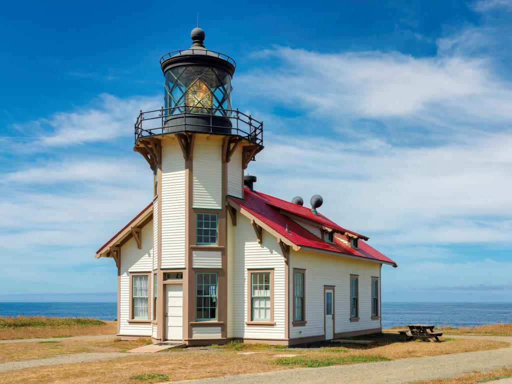 Point Cabrillo Light Station State Historic Park, Mendocino County, California.