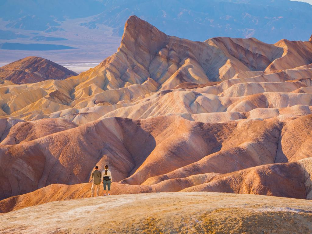 Hikers in Death Valley National Park