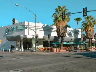 Lulu bistro on the corner Palm Canyon Drive Palm Springs, California
