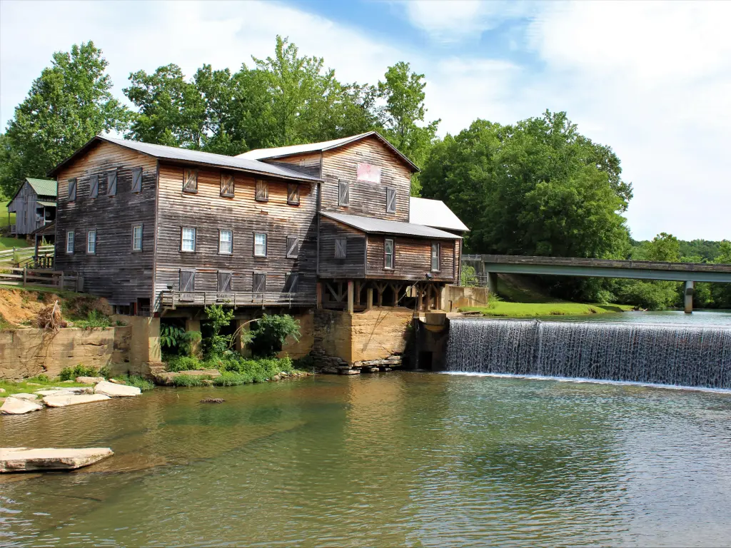 An Old Water Mill Found at Hurricane Mills, Tennessee