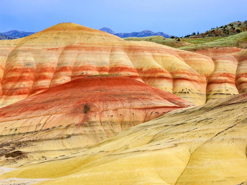 Colorful painted formations at John Day Fossil Beds National Monument