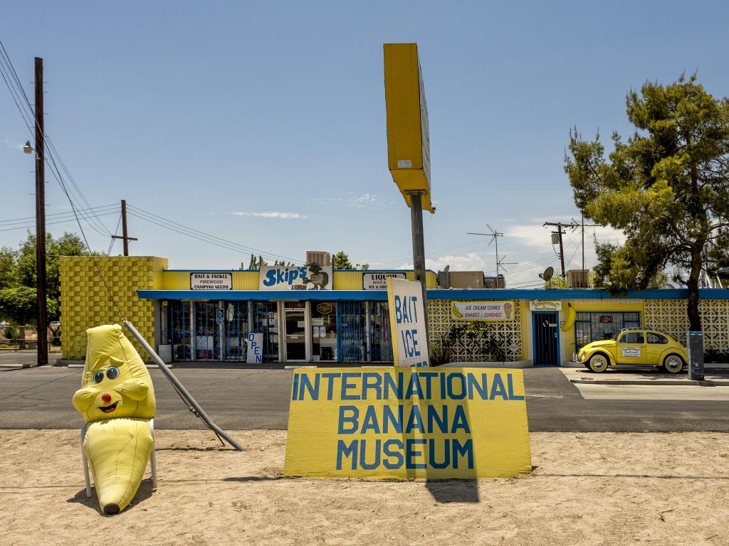 International Banana Museum is the world largest collection devoted to any one fruit with over 20,000 banana related items.