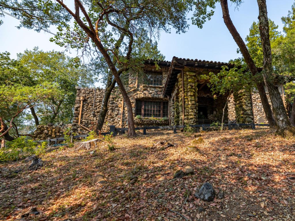 Jack London National Historical Park, view of the writer's house. California, USA