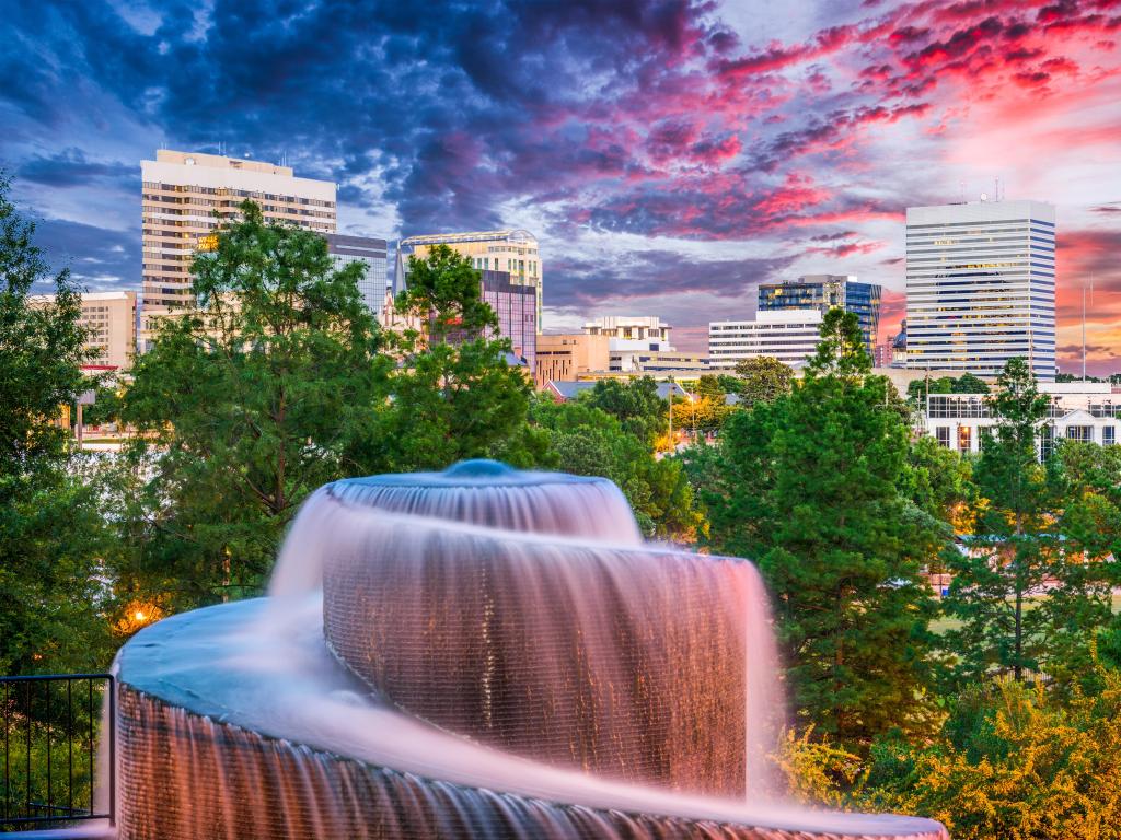 View of Columbia, South Carolina, USA