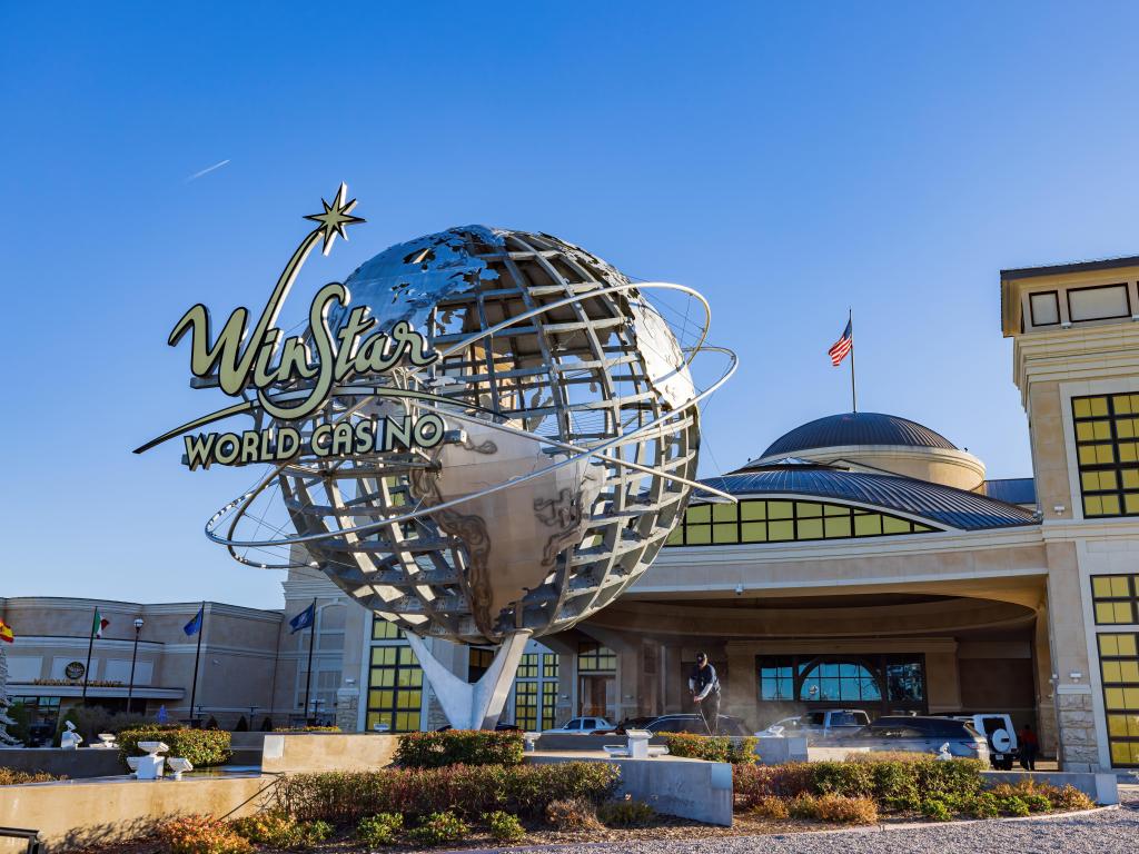 Exterior view of the WinStar World Casino and Resort