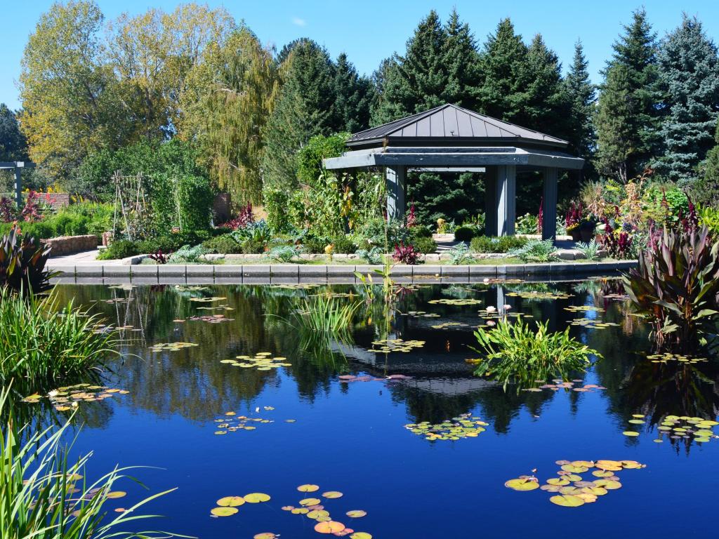 The botanical garden in Denver, Colorado.