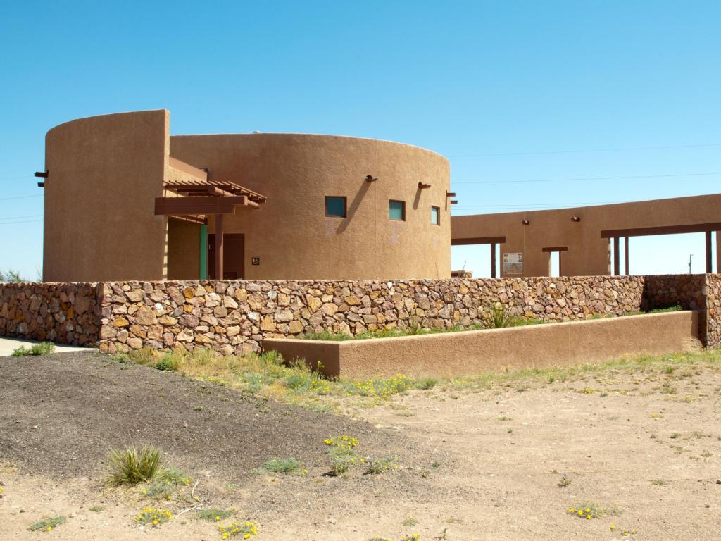 Marfa ghost lights roadside rest stop