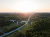Natchez Trace Parkway with Natchez Trace Bridge