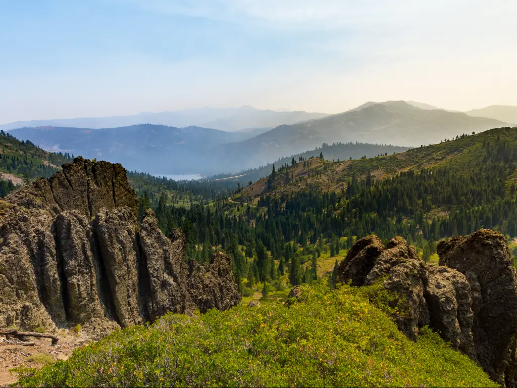 Tahoe National Forest is just one of the amazing sights on your road trip from San Francisco to Yellowstone.
