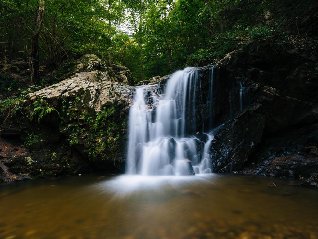 Cascade Falls, at Patapsco Valley State Park, Maryland.