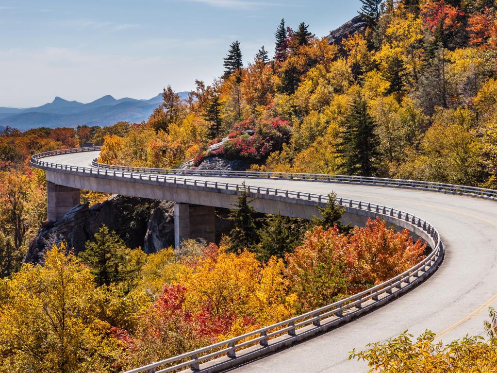 Blue Ridge Parkway at fall