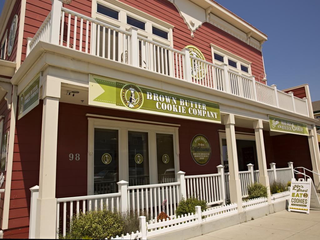 The Brown Butter Cookie Company shop in Cayucos, California