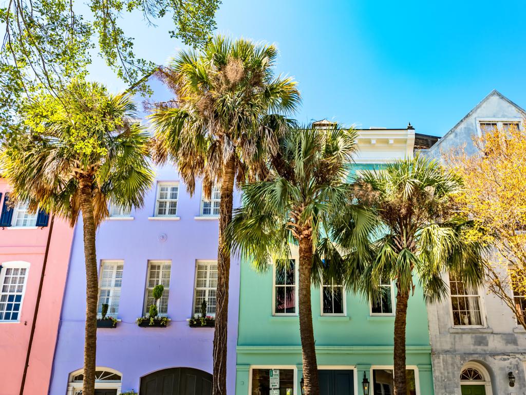 Rainbow Row, Charleston SC