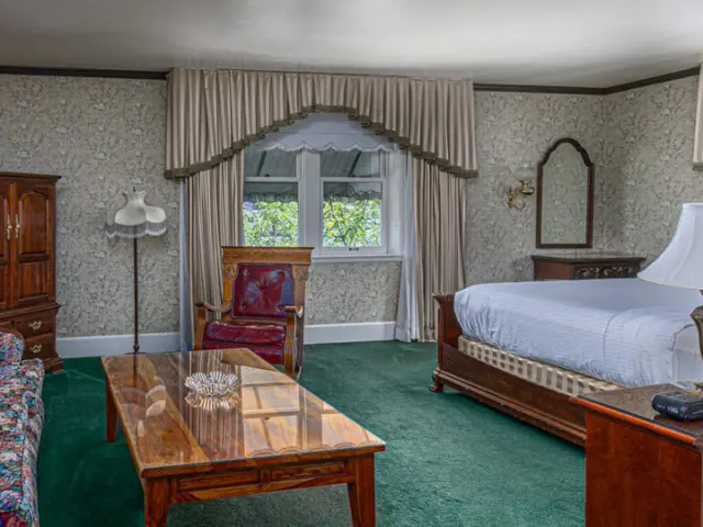 Victorian-inspired bedroom design at General Palmer Hotel, Durango