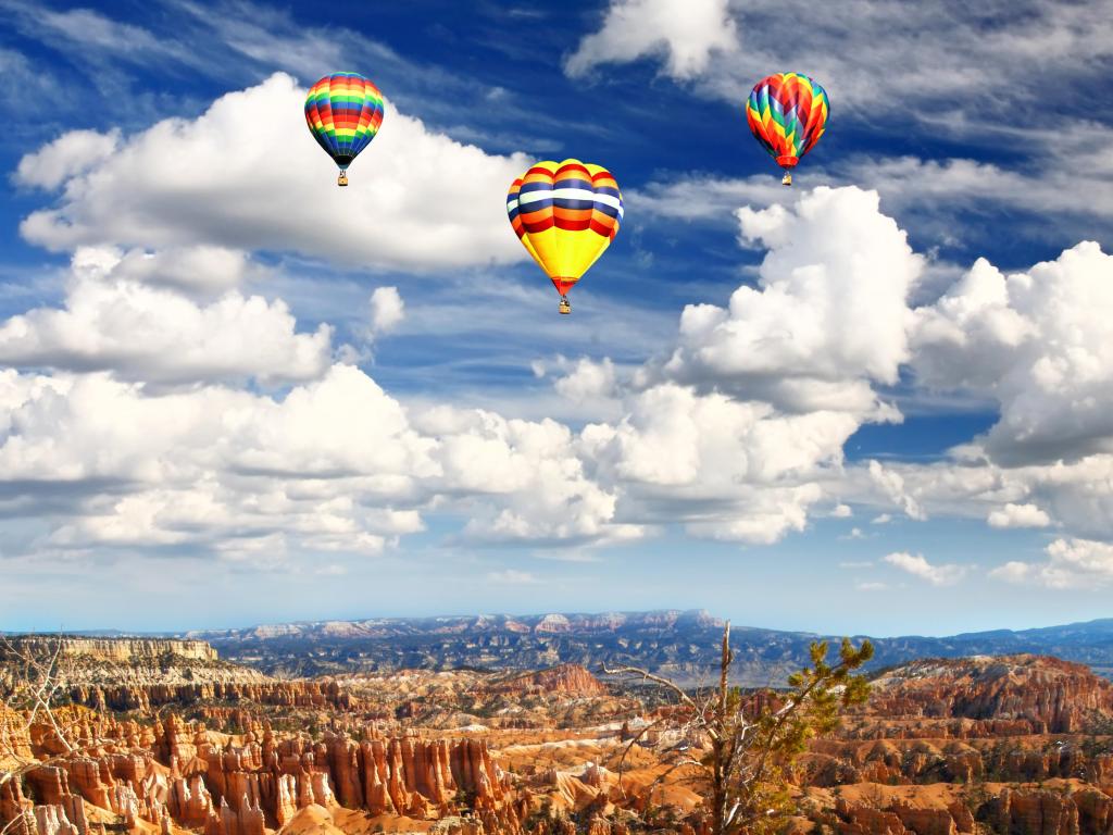 The Bryce Canyon National Park in Utah USA