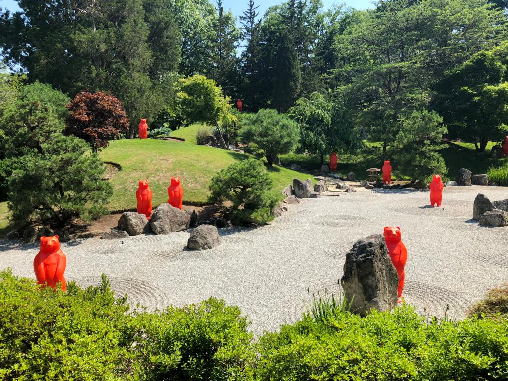 Art at the Japanese Garden in the Cheekwood Botanical Gardens, Nashville