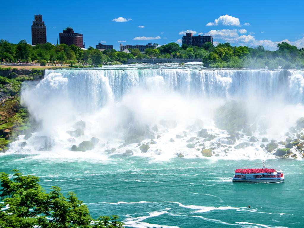 Daytime view of Niagara Falls, Canada