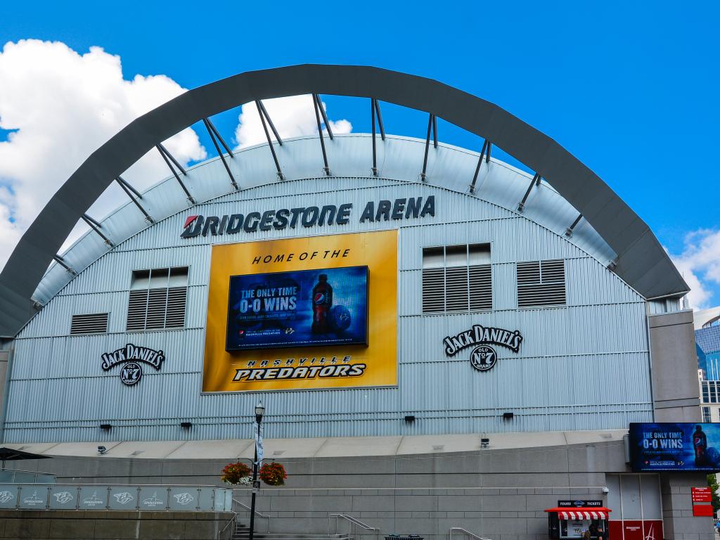 Nashville Predators' home Bridgestone Arena - NHL in Nashville