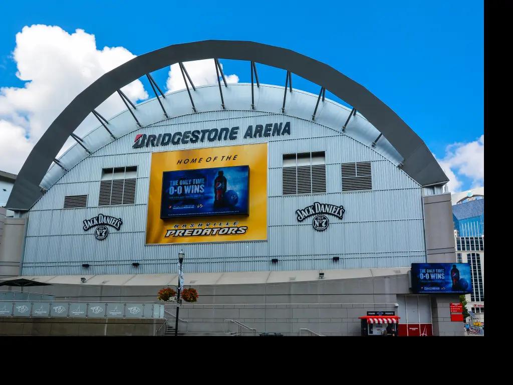 Nashville Predators' home Bridgestone Arena - NHL in Nashville