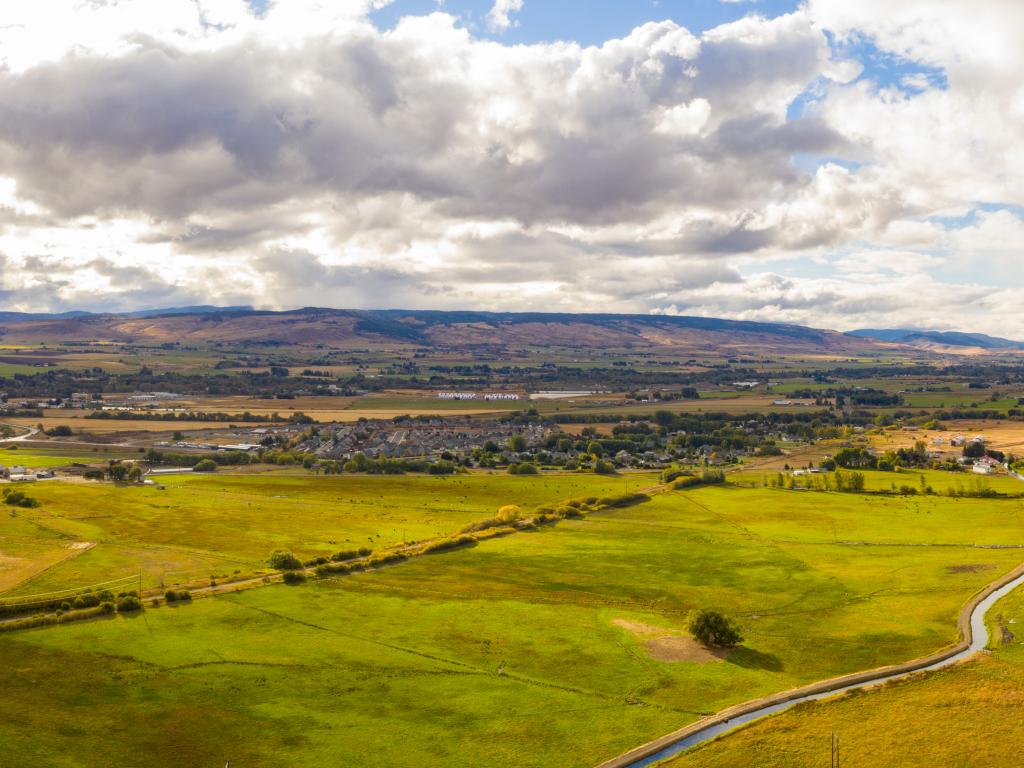 Ellensburg Washington Yakima River Panorama