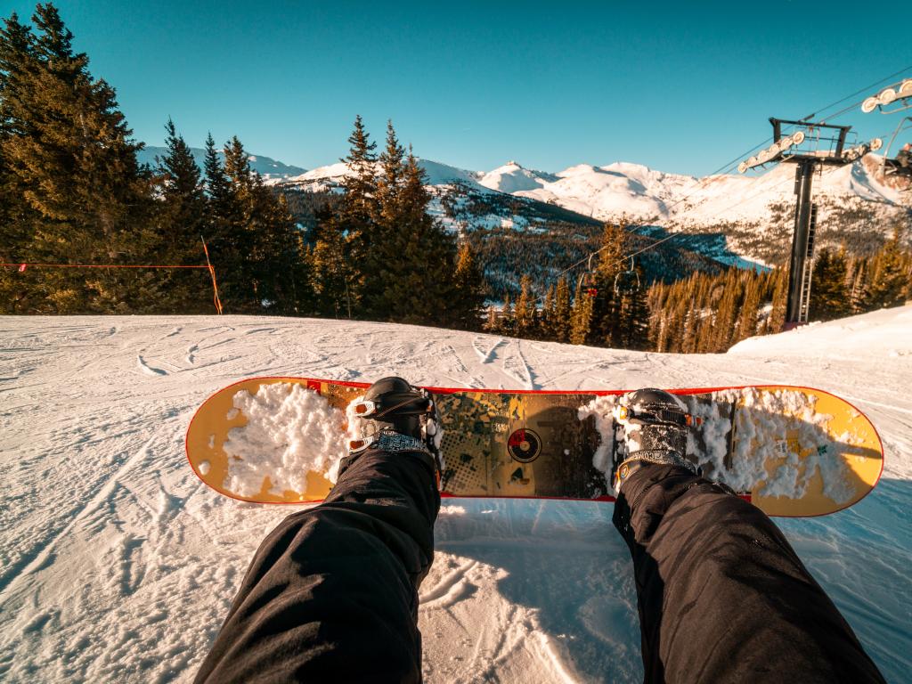 Best time to ski in Denver - great snow in Loveland Ski Area, just outside Denver