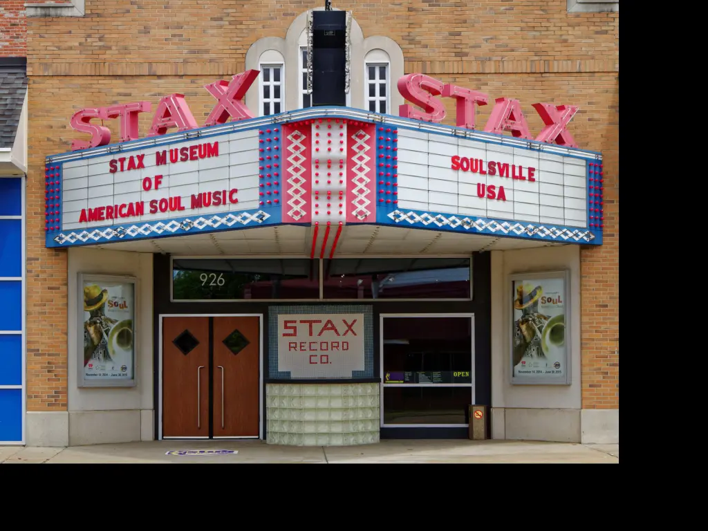 Entrance to the Stax Museum of American Soul Music in Memphis
