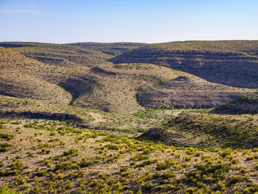 Carlsbad Caverns National Park, New Mexico, USA taken on a sunny day.