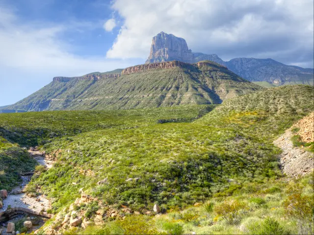 El Capitan peak in the Guadalupe Mountains National Park, Texas