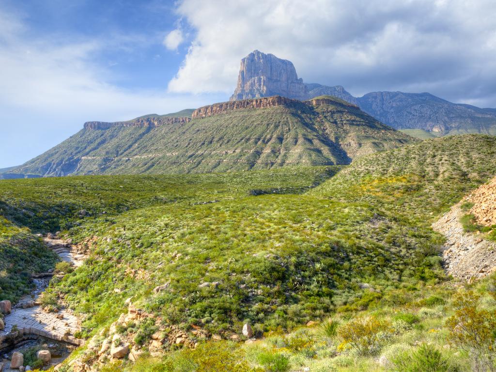 El Capitan peak in the Guadalupe Mountains National Park, Texas