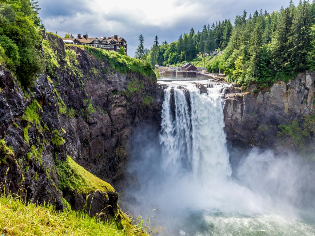 Snoqualmie Waterfall in the Great Pacific Northwest