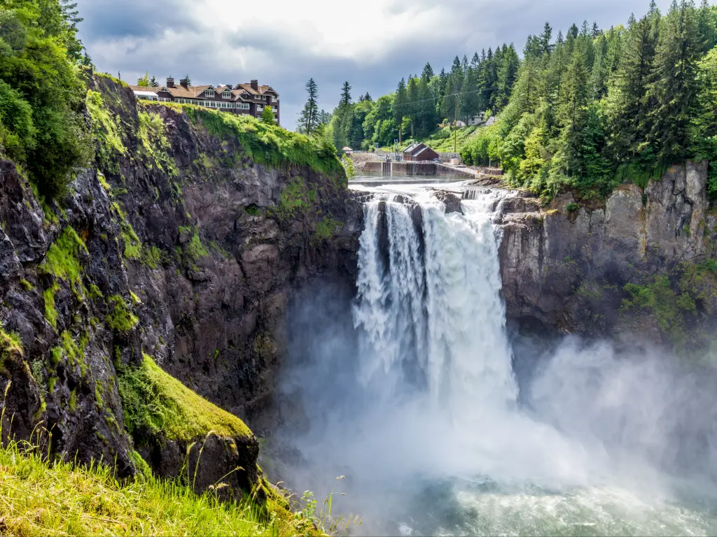 Snoqualmie Waterfall in the Great Pacific Northwest